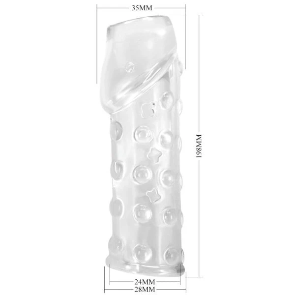 FOR HIM Pretty Love Penishuls transparant – strak en volumineus
