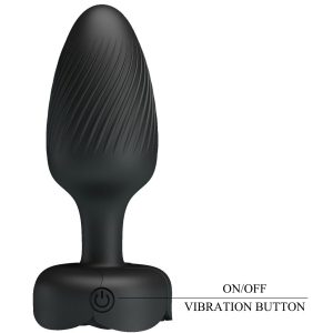 Anal Toys Pretty Love Osborn Anaalplug met LED-licht en vibratie, zwart Anal Toys Pretty Love Osborn Anaalplug met LED-licht en vibratie, zwart - Afbeelding 8