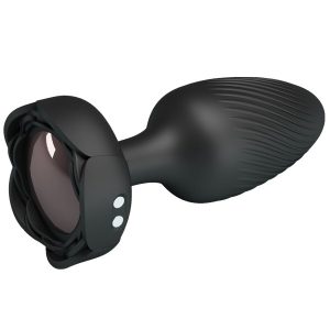 Anal Toys Pretty Love Osborn Anaalplug met LED-licht en vibratie, zwart Anal Toys Pretty Love Osborn Anaalplug met LED-licht en vibratie, zwart - Afbeelding 2