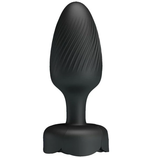 Anal Toys Pretty Love Osborn Anaalplug met LED-licht en vibratie, zwart