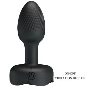 Anal Toys Pretty Love Olman Anaalplug met LED-licht en vibratie, Zwart Anal Toys Pretty Love Olman Anaalplug met LED-licht en vibratie, Zwart - Afbeelding 8