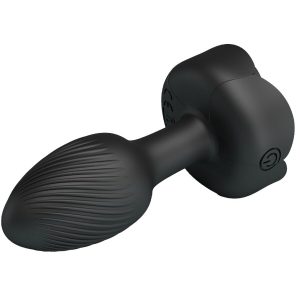 Anal Toys Pretty Love Olman Anaalplug met LED-licht en vibratie, Zwart Anal Toys Pretty Love Olman Anaalplug met LED-licht en vibratie, Zwart - Afbeelding 5