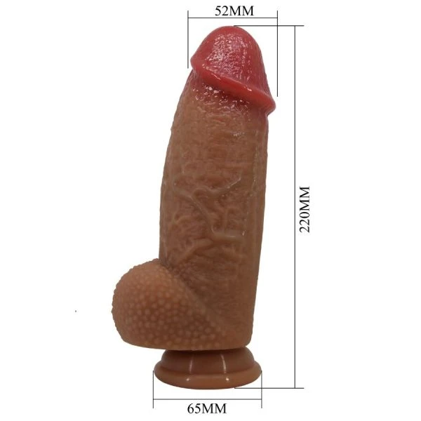 Dildo's Siliconen Dildo Pretty Love Achille Ultra met zuignap