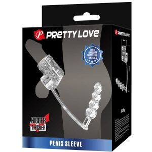 FOR HIM Pretty Love Penishuls met anaalplug transparant FOR HIM Pretty Love Penishuls met anaalplug transparant - Afbeelding 6