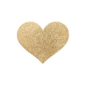 Bijoux Flash Collection zelfklevende tepelbedekkingen Golden Heart Bijoux Flash Collection zelfklevende tepelbedekkingen Golden Heart - Afbeelding 1