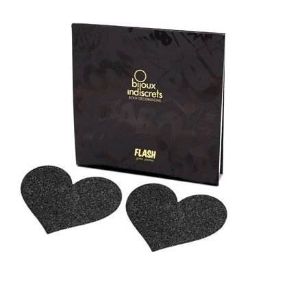 Bijoux Flash Collection zelfklevende tepelcovers met glitters