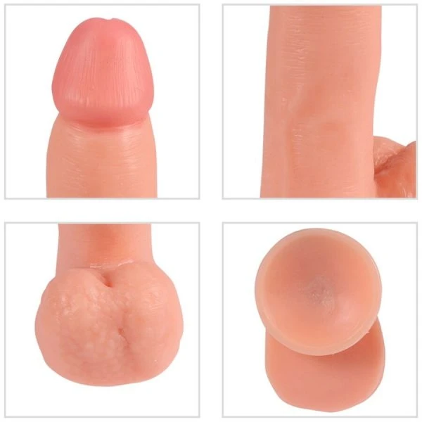 Shequ Vibratordildo met afstandsbediening, anatomisch ontwerp Shequ Vibratordildo met afstandsbediening, anatomisch ontwerp