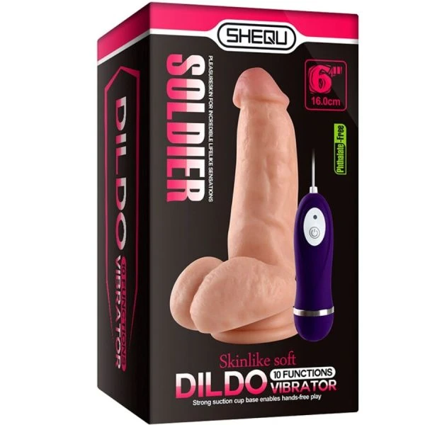 Shequ Soldier Vibrator Dildo mit Fernbedienung
