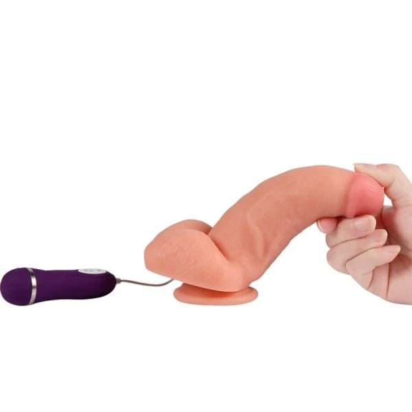 Shequ Vibrator-Dildo Red Eagle met afstandsbediening