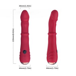 Armony Vibrators Thermo-instelbare A-Punt-Vibrator-Dildo rood Armony Vibrators Thermo-instelbare A-Punt-Vibrator-Dildo rood - Afbeelding 7