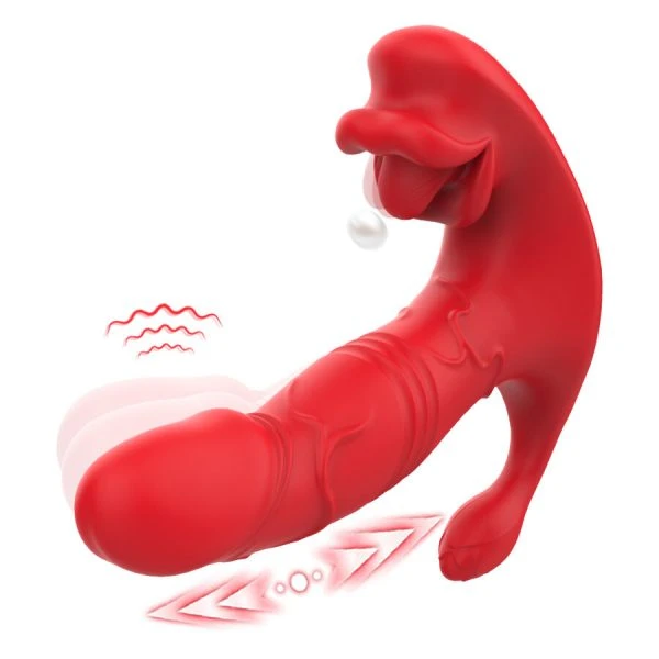 Armony Wearables Anale Vibrator Panty C en G-Spot Stimulator met Afstandsbediening rood Armony Wearables Anale Vibrator Panty C en G-Spot Stimulator met Afstandsbediening rood
