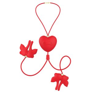 Armony Stimulators magnetische tepelklemmen met vibratie vlindervorm rood Armony Stimulators magnetische tepelklemmen met vibratie vlindervorm rood - Afbeelding 7