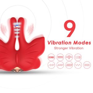 Armony Stimulators magnetische tepelklemmen met vibratie vlindervorm rood Armony Stimulators magnetische tepelklemmen met vibratie vlindervorm rood - Afbeelding 5