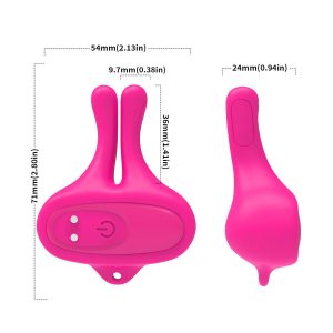 Armony Stimulators Magnetische Nippelklemmen mit Vibration Kaninchenform rosa Armony Stimulators Magnetische Nippelklemmen mit Vibration Kaninchenform rosa – Bild 7