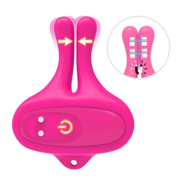 Armony Stimulators Magnetische Nippelklemmen mit Vibration Kaninchenform rosa Armony Stimulators Magnetische Nippelklemmen mit Vibration Kaninchenform rosa