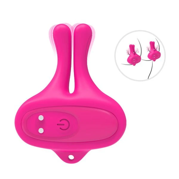 Armony Stimulators Magnetische Nippelklemmen mit Vibration Kaninchenform rosa Armony Stimulators Magnetische Nippelklemmen mit Vibration Kaninchenform rosa