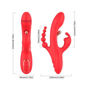 Armony Vibrators G-Punkt- und Klitorisstimulator Rot mit Flüssigsilikon Armony Vibrators G-Punkt- und Klitorisstimulator Rot mit Flüssigsilikon – Bild 6