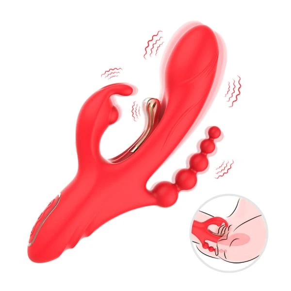 Armony Vibrators G-Punkt- und Klitorisstimulator Rot mit Flüssigsilikon Armony Vibrators G-Punkt- und Klitorisstimulator Rot mit Flüssigsilikon