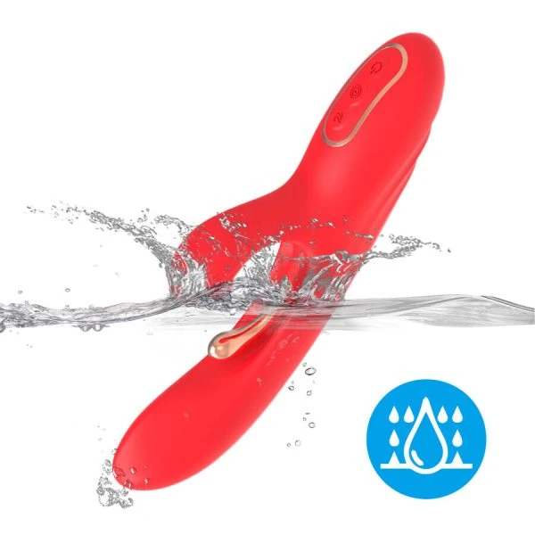 Armony Vibrators G-Punkt- und Klitorisstimulator mit oszillierender Zunge rot