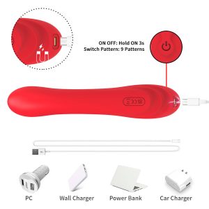 Armony Vibrators Vibrator met oscillerende tong rood Armony Vibrators Vibrator met oscillerende tong rood - Afbeelding 9