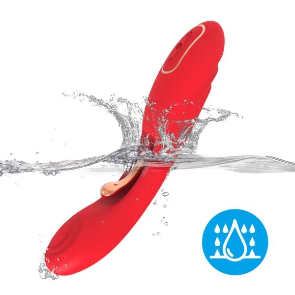 Armony Vibrators Vibrator met oscillerende tong rood Armony Vibrators Vibrator met oscillerende tong rood