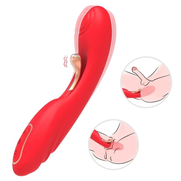 Armony Vibrators Vibrator met oscillerende tong rood Armony Vibrators Vibrator met oscillerende tong rood