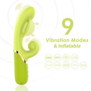 Armony Vibrators opblaasbare A-punt vibrator Groen Armony Vibrators opblaasbare A-punt vibrator Groen - Afbeelding 3