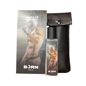 Burn herenparfum met ledergeur voor zelfverzekerde mannen