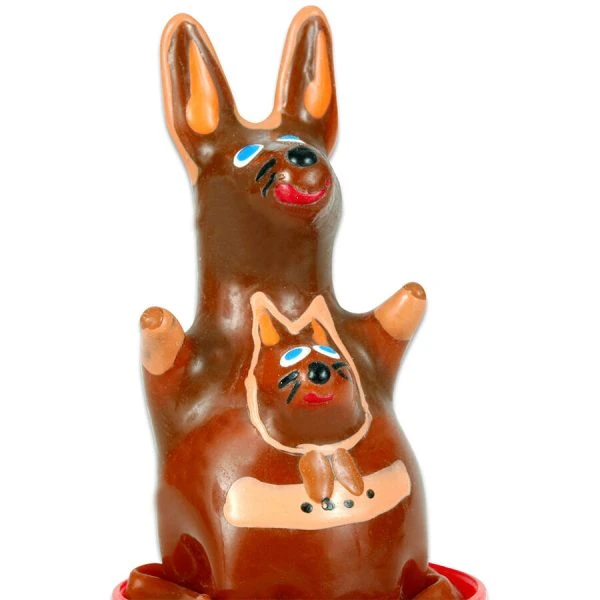 Condomerie Handbemalte Neuheitskondome Känguru