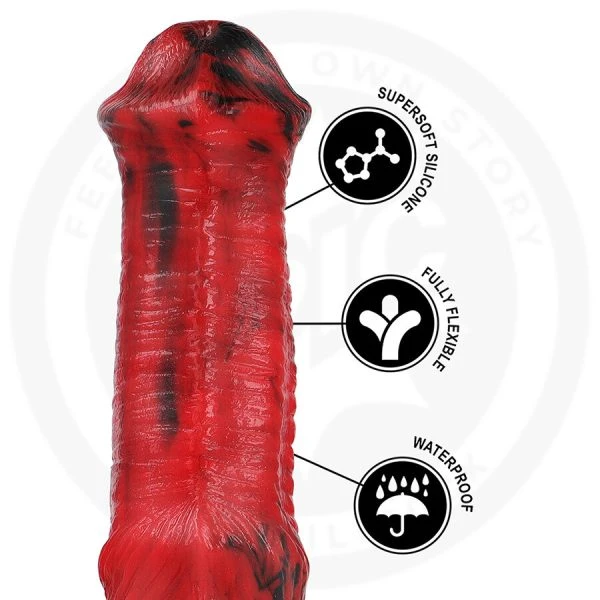 Epic Silikon-Dildo Vulcanus Night Dragon, 19,5 cm
