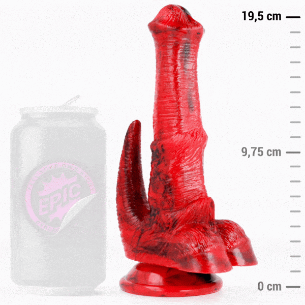 Epic Silikon-Dildo Vulcanus Night Dragon, 19,5 cm