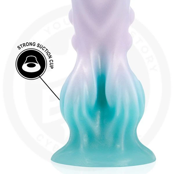 Epic Cybersilicock Dildo Lunara Kosmisches Licht 200 mm