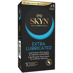 Skyn Extra Gesmeerd Condoom 10 Stuks latexvrij polyisopreen Skyn Extra Gesmeerd Condoom 10 Stuks latexvrij polyisopreen - Afbeelding 1