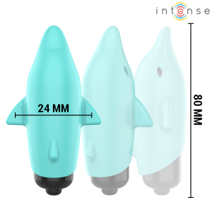 Intense FUN Toys Echo Vibrerende Bullet Dolfijn Blauw 8 x 4,7 cm Intense FUN Toys Echo Vibrerende Bullet Dolfijn Blauw 8 x 4,7 cm - Afbeelding 3