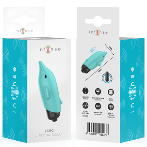 Intense FUN Toys Echo Vibrerende Bullet Dolfijn Blauw 8 x 4,7 cm Intense FUN Toys Echo Vibrerende Bullet Dolfijn Blauw 8 x 4,7 cm - Afbeelding 7