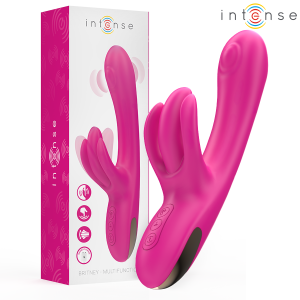 Intense High Tech Britney Multifunktions-Rabbit-Vibrator 23 cm Rosa Intense High Tech Britney Multifunktions-Rabbit-Vibrator 23 cm Rosa – Bild 1