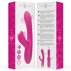 Intense High Tech Britney Multifunktions-Rabbit-Vibrator 23 cm Rosa Intense High Tech Britney Multifunktions-Rabbit-Vibrator 23 cm Rosa – Bild 8