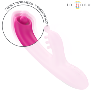 Intense High Tech Christina Multifunctionele Rabbit-Vibrator 22,5 cm Roze Intense High Tech Christina Multifunctionele Rabbit-Vibrator 22,5 cm Roze - Afbeelding 4