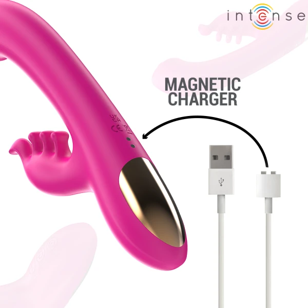 Intense High Tech Christina Multifunctionele Rabbit-Vibrator 22,5 cm Roze Intense High Tech Christina Multifunctionele Rabbit-Vibrator 22,5 cm Roze