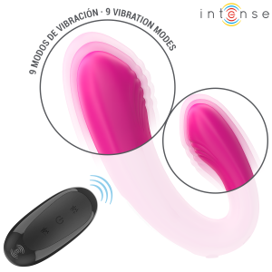 Intense Janet U-förmiger Stimulator und Vibrator mit Fernbedienung rosa – Bild 5