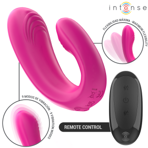 Intense Janet U-förmiger Stimulator und Vibrator mit Fernbedienung rosa – Bild 2