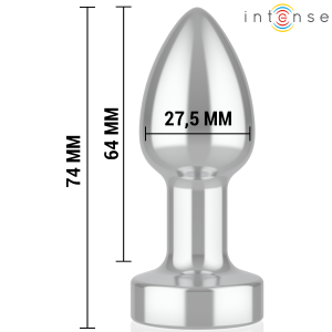 Intense Anal Toys Anaalplug S met Trilling en Afstandsbediening, Aluminium Intense Anal Toys Anaalplug S met Trilling en Afstandsbediening, Aluminium - Afbeelding 5