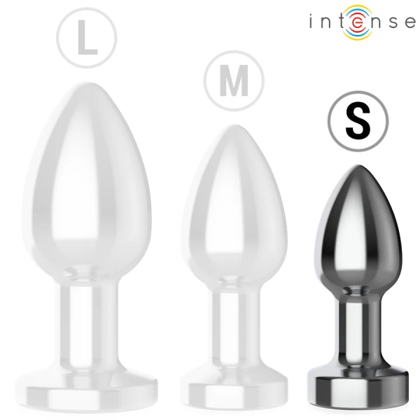 Intense Anal Toys Anaalplug S met Trilling en Afstandsbediening, Aluminium