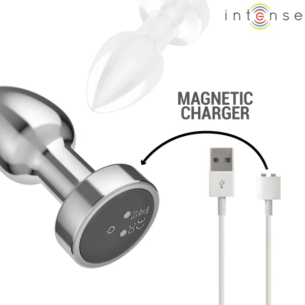 Intense Anal Toys Anaalplug S met Trilling en Afstandsbediening, Aluminium