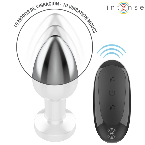 Intense Anal Toys Anaalplug met Trilling en Afstandsbediening M Intense Anal Toys Anaalplug met Trilling en Afstandsbediening M
