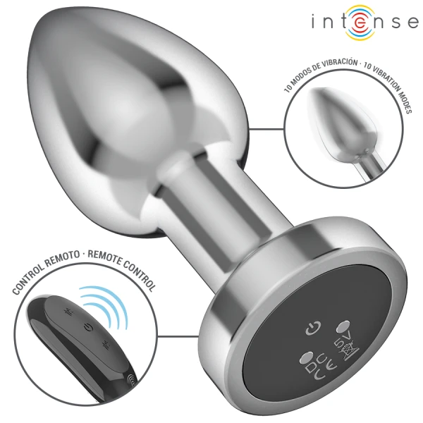 Intense Anal Toys Anaalplug met Trilling en Afstandsbediening M Intense Anal Toys Anaalplug met Trilling en Afstandsbediening M
