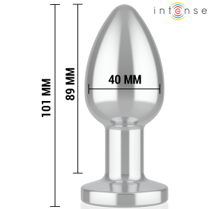 Intense Anal Toys Anaalplug met 10 trillingen en afstandsbediening, maat L, aluminium Intense Anal Toys Anaalplug met 10 trillingen en afstandsbediening, maat L, aluminium - Afbeelding 5
