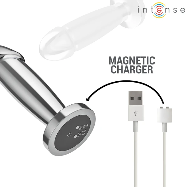 Intense Anal Toys Anaalplug S met 10 Trillingen en Afstandsbediening, Aluminium