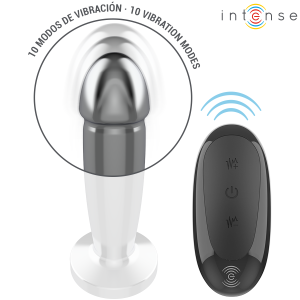 Intense Anal Toys Anaalplug S met 10 Trillingen en Afstandsbediening, Aluminium Intense Anal Toys Anaalplug S met 10 Trillingen en Afstandsbediening, Aluminium - Afbeelding 4
