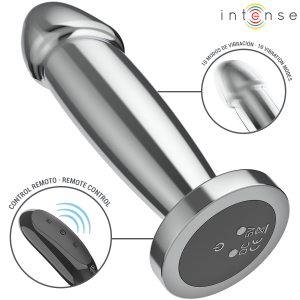Intense Anal Toys Anaalplug S met 10 Trillingen en Afstandsbediening, Aluminium Intense Anal Toys Anaalplug S met 10 Trillingen en Afstandsbediening, Aluminium - Afbeelding 3